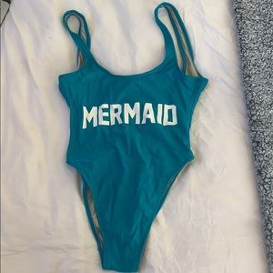 Private party mermaid suit
